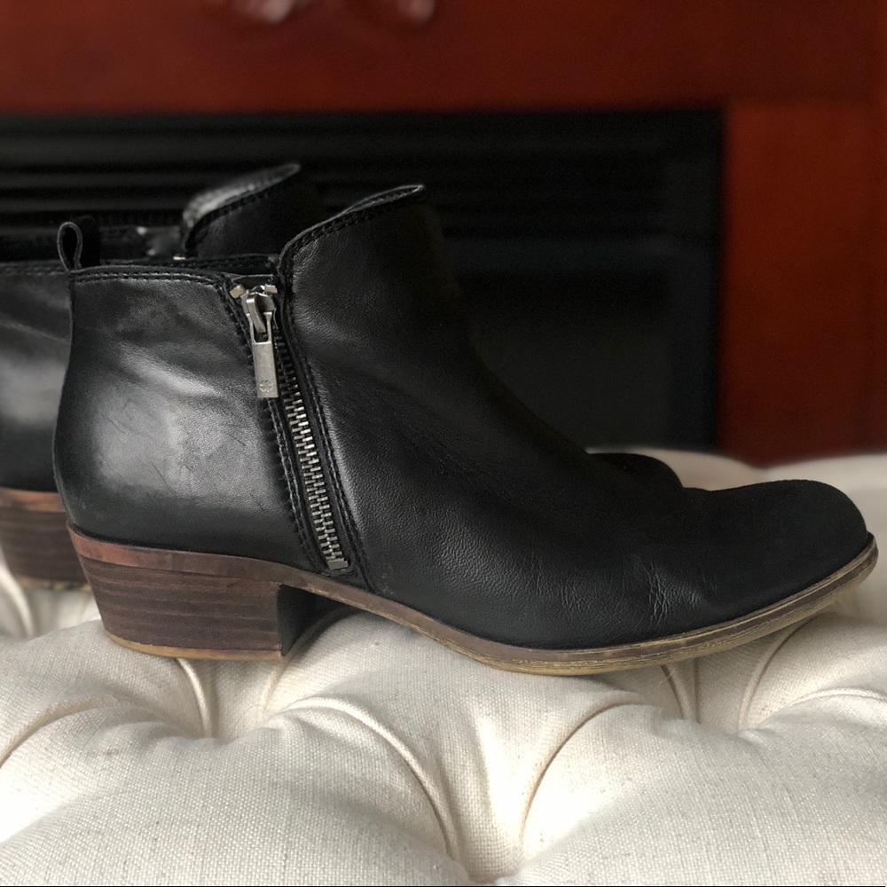 Lucky Brand Women’s Leather Ankle Boots